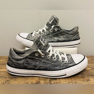 Converse Womens All Stars Chuck Taylor Low Top Sneakers Heathered Gray Women’s 8